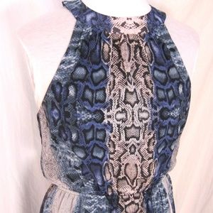 Bar III snake print maxi dress